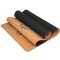 Yugland Hot Sale OEM Friendly High Quality Nant Slip Fitness Custom Logo Cork TPE Yoga Mats